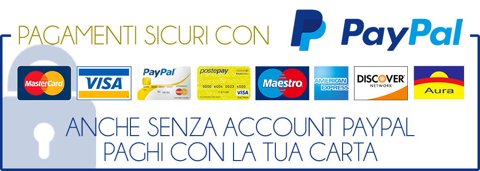 Pagamento sicuro tramite PayPal