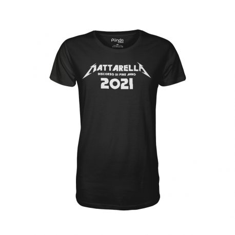 T-Shirt Mattarella 2021 Colore Nero by Plindo Music