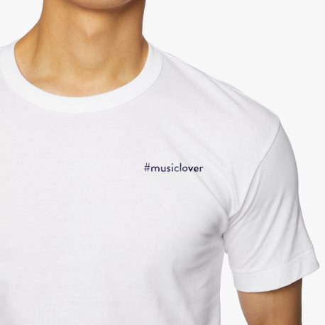 T-Shirt #musiclover - immagine 2