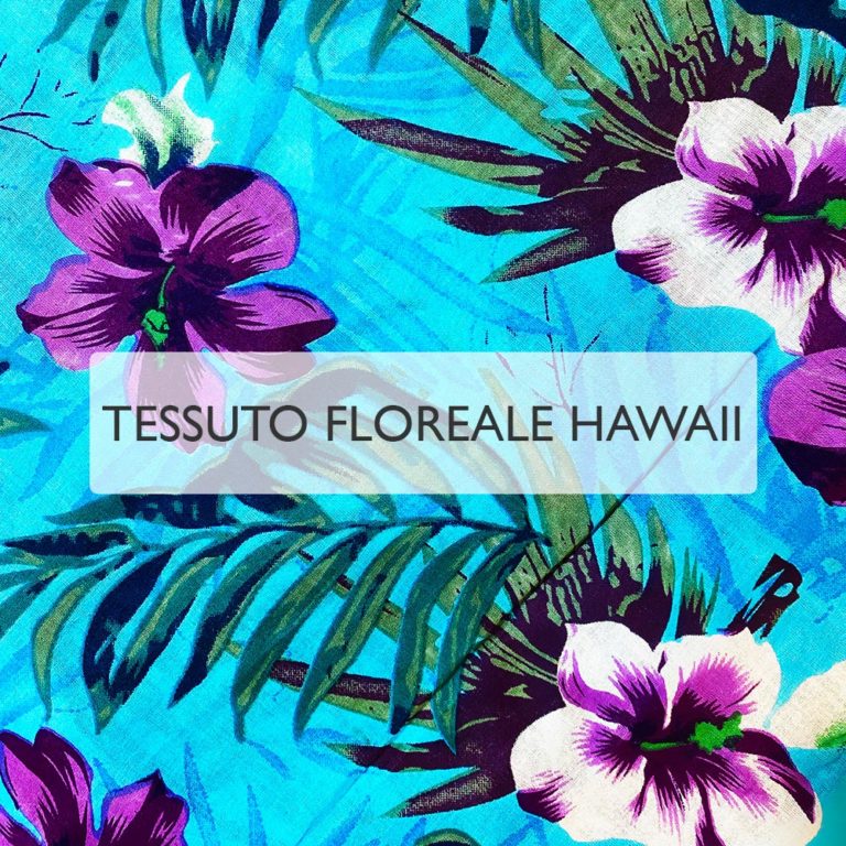 Motivo Floreale HAWAII - Mascherine in tessuto personalizzate lavabili