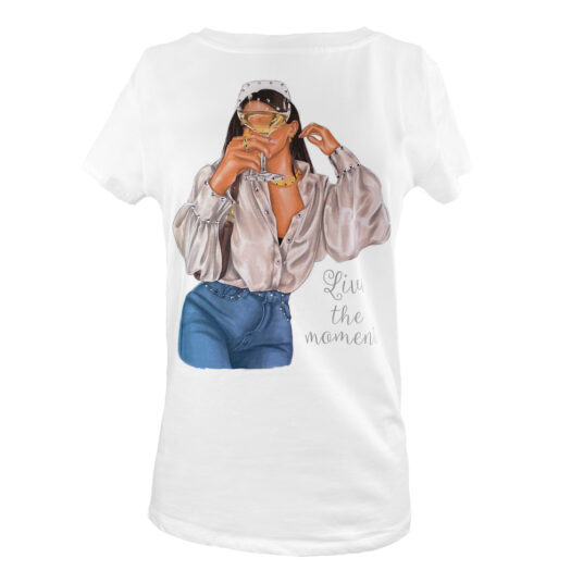 T-Shirt da Donna - Live the Moment