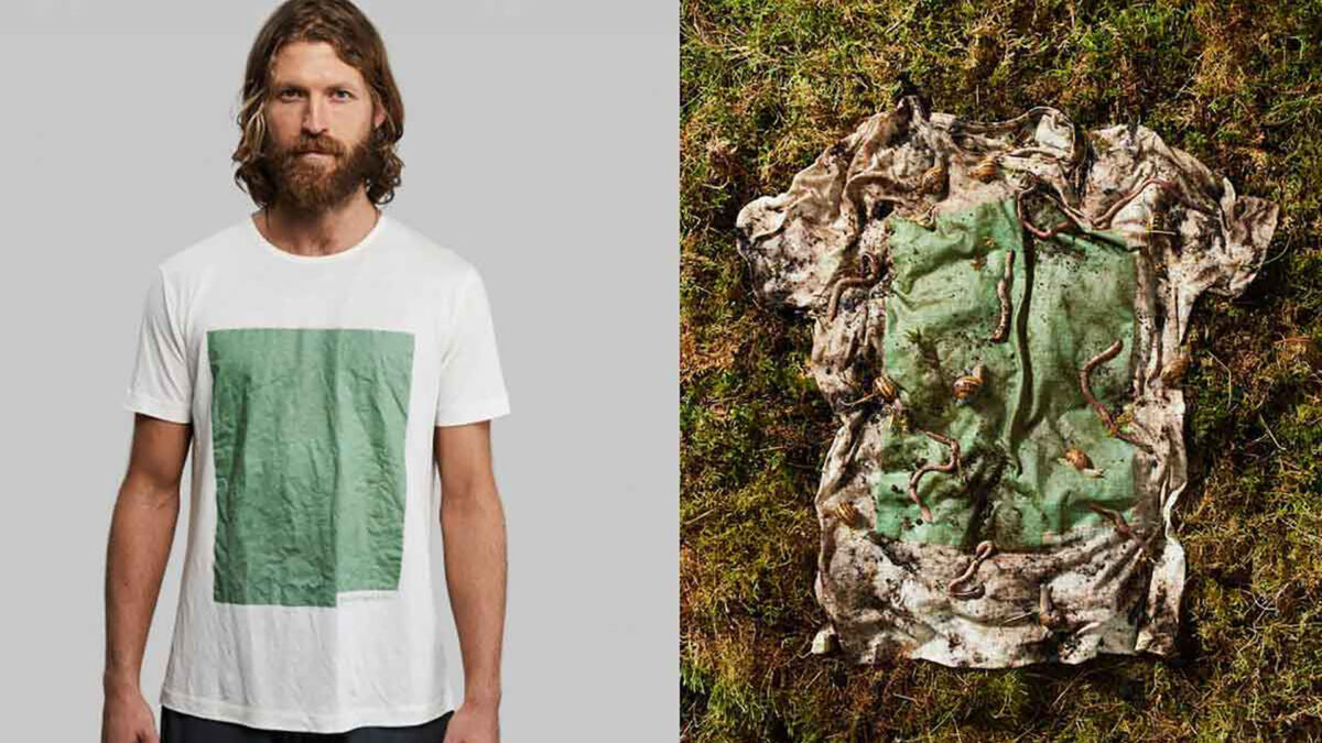 La maglietta 100% biodegradabile: Plant and Algae T-Shirt