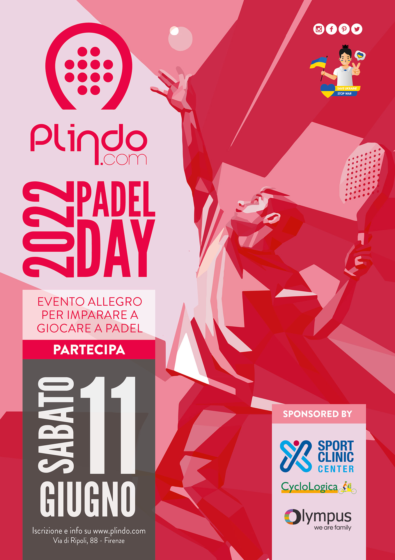 Locandina Plindo Padel Day 2022