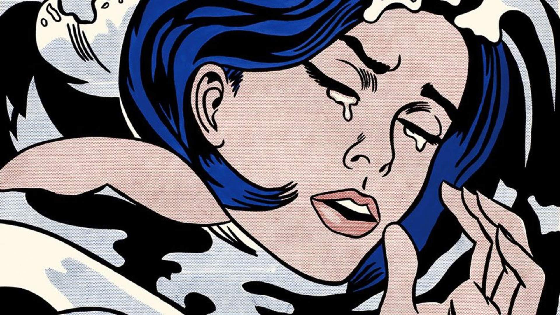 roy Lichtenstein drowning girl